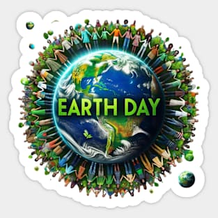 Earth Day Sticker